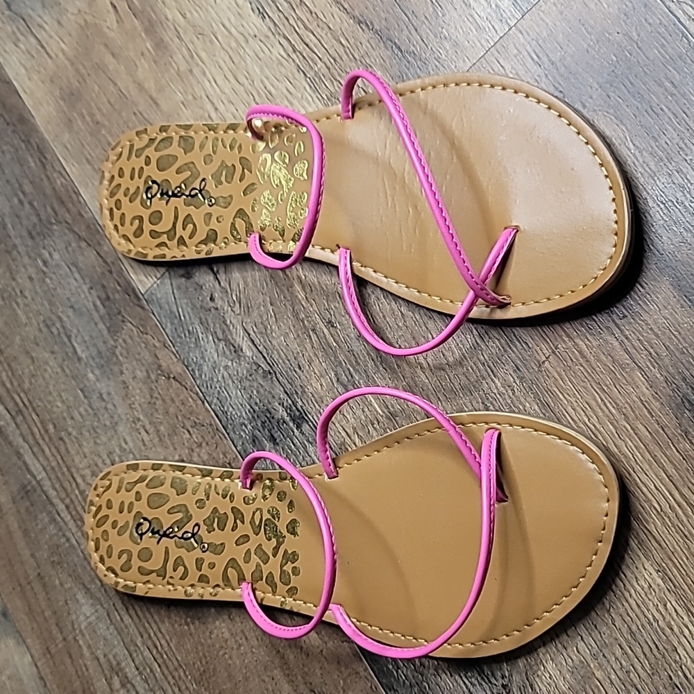 Pink Skinny Sandals